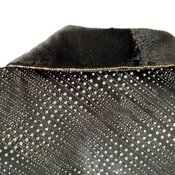 Giovanni Testi Metallic Velvet Shawl Collar Slim Fit Tuxedo Jacket SIze 44R - Picture 4 of 7